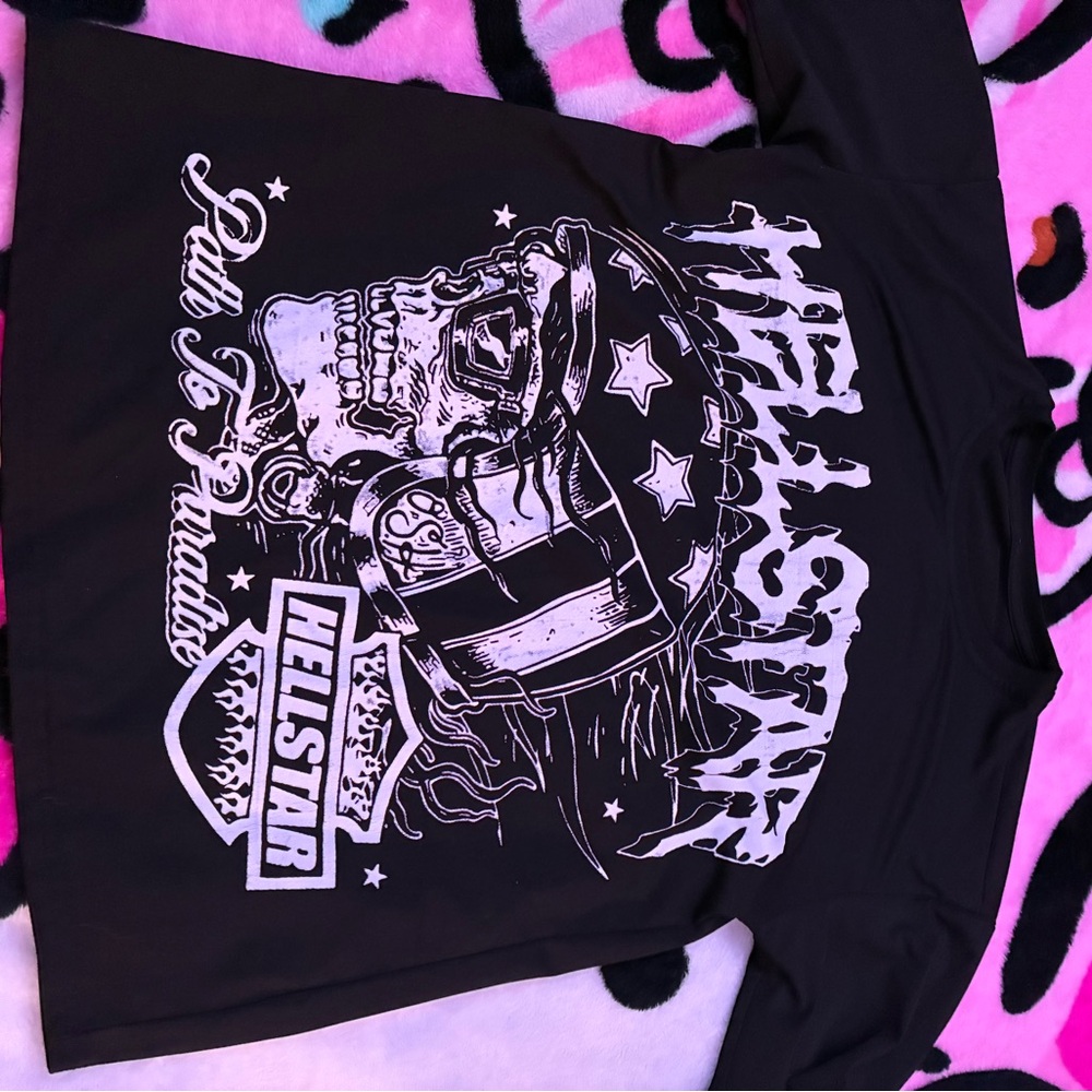 Hellstar Black Graphic Tee - Short Sleeve